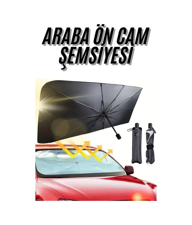 just cheap store 25DYMUCZOTOŞEMSİYE1 Ön Cam Güneşlik Şemsiye Tüm Araçlar İçin Araba Katlanabilir Güneşlik 1 Adet 83651415