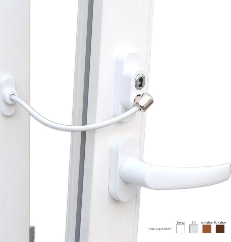 just cheap store 47413862950 Anahtarlı Halatlı Pvc Kapı Pencere Emniyet Kilidi Diğer