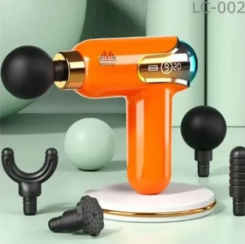 just cheap store 474189GTA6788 Yeni Nesil Darbeli Titreşimli Şarjlı Sporcu Masaj Tabancası 4 Başlıklı Lc - 002 4741 Açık Mavi