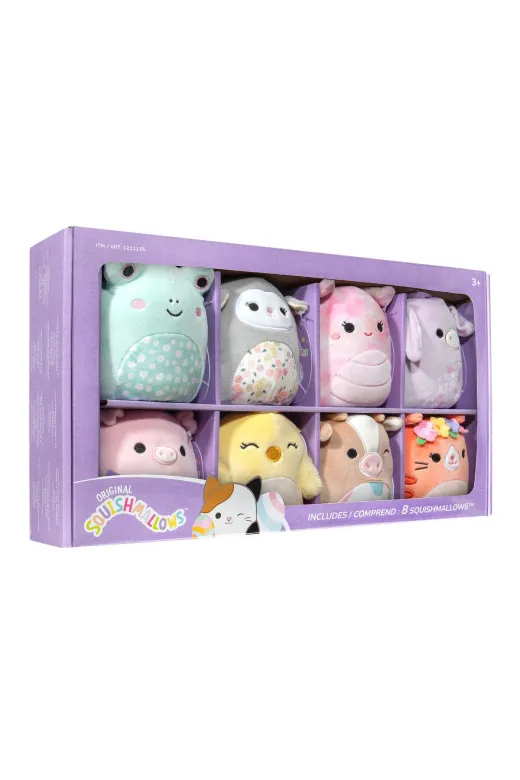 Kaia Life gzght_SQER01060erz Squishmallows 8'li Koleksiyon Paketi 13 Cm Er01060
