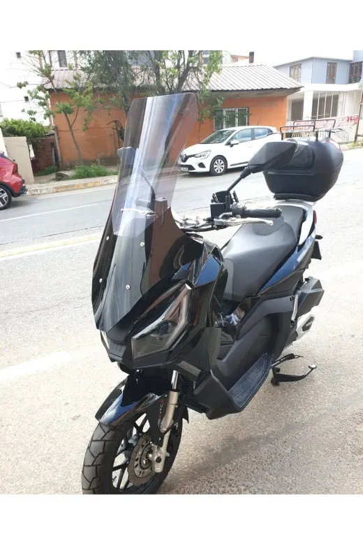 Kanuni Seha 125 Ön Cam 2022-2026 Model 78cm Füme Renkli 4mm UZUN