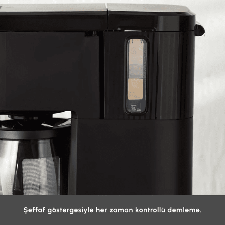 Karaca FJHGNJIO Ust Coffee Aroma 2 In 1 Filtre Kahve Ve Çay Demleme Makinesi Bej