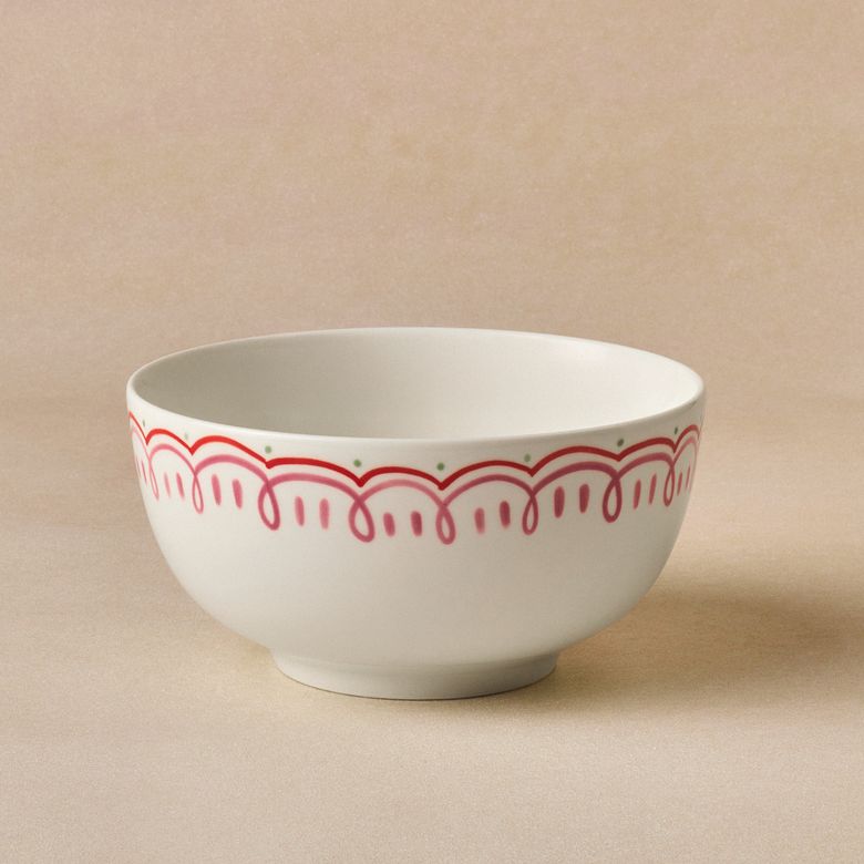 Karaca ghjjgjfgf Cherry Time Noodle Kase 14 Cm
