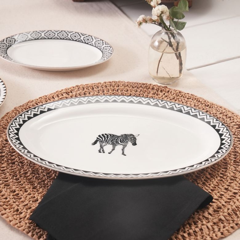 Karaca gvbgjrfhdf Silk Road Kayık Tabak 31 Cm