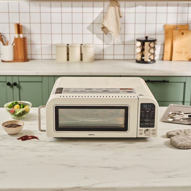 Karaca hıothyıojt Vintage Craft Pizza Makinesi Ve Airfryer Cream
