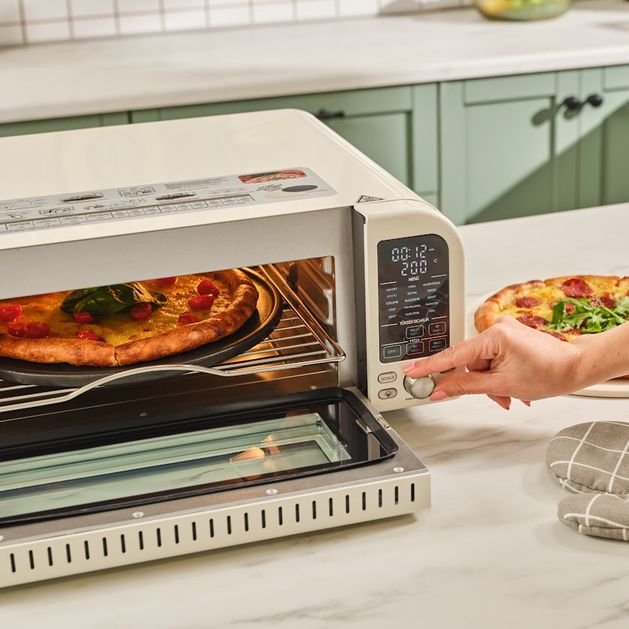 Karaca hıothyıojt Vintage Craft Pizza Makinesi Ve Airfryer Cream
