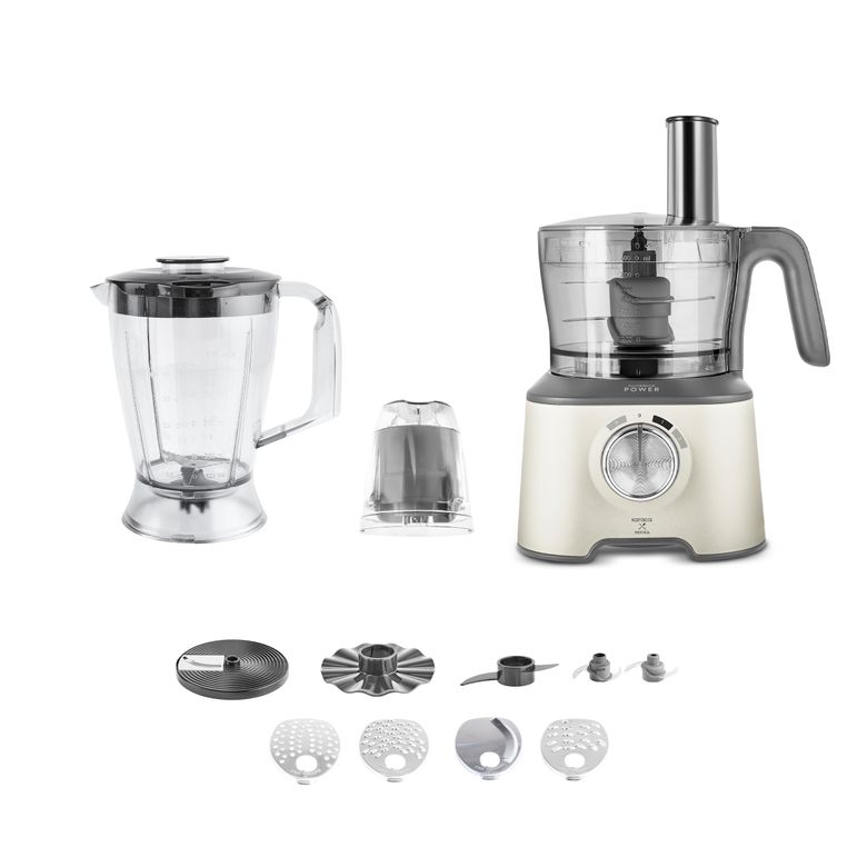Karaca ıjojıobbnkkb X Refika Mastermaid Power Multifunctional 10 In 1 Swiss Cream Mutfak Robotu 2000W