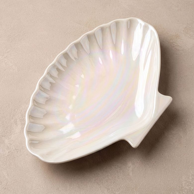 Karaca ytytteffhdf İstiridye Lüsterli Kayık Tabak 20 Cm