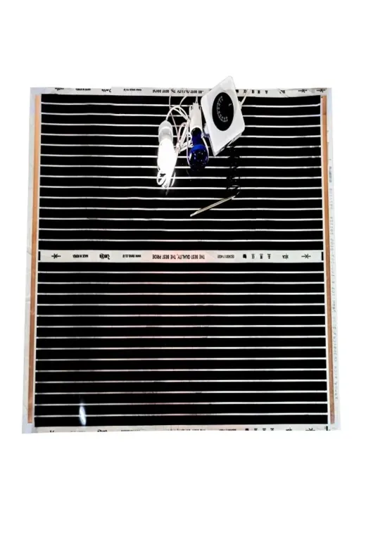 KARAHİSAR KULUÇKA KRH50X80MFKİ72 50X80 Çift Duylu Analog Termostatlı Kırmızı100 W İnfrared Isı Ampüllü Full Set Karbon Film Isıtıcı