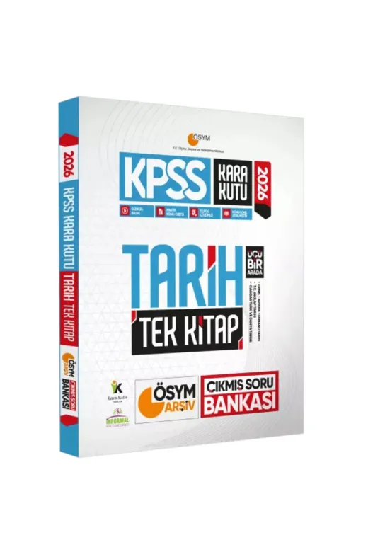 Karakutu Yayınları KPSSgygkTEKekoSET4052 2026 Kpss Kara Kutu Gy-Gk Tekli Kitap Ekonomik Set Çıkmış Soru Bankası Konu Özetli Dijital Çözümlü