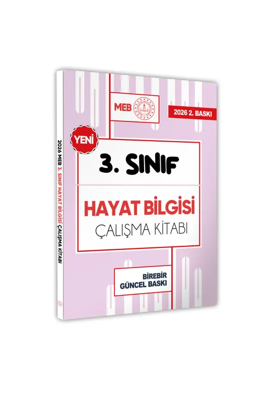 Karakutu Yayınları Meb3sınıfHayatBilgisiÇALIŞKİTABI 2026 Meb Ödm İlkokul 3.sınıf Hayat Bilgisi Çalışma Kitabı Alıştırmalı Soru Bankası Baski Ücreti