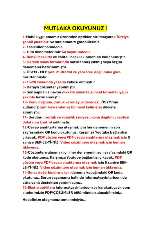 Karakutu Yayınları YDSTıpkı2022/1 Yds 2022/1 Ösym Tıpkı Basım Çıkmış Soru Deneme Kitapçığı Video Çözümlü Türkiye Geneli