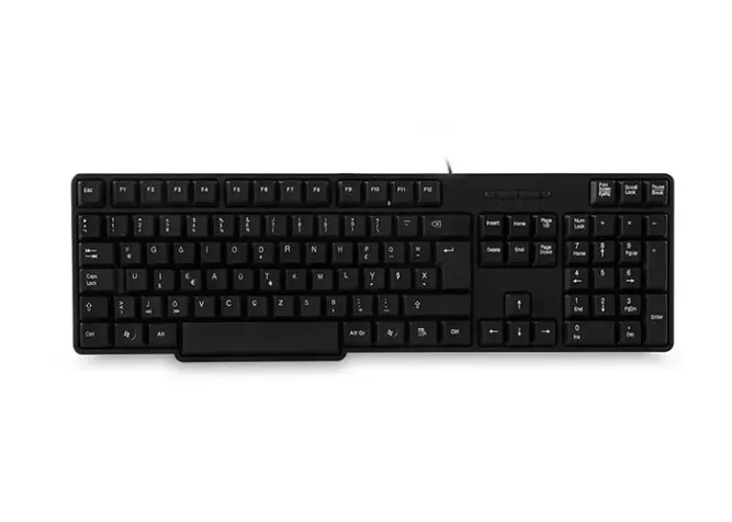 KB-517U/F Kablolu USB F TR Siyah Standart Klavye