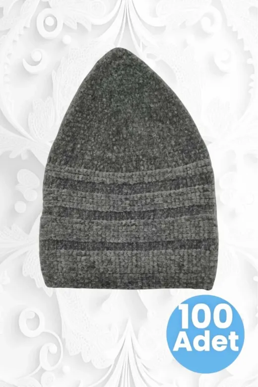 KDTK15 100'lü Kadife Takke Kaliteli Namaz Takkesi