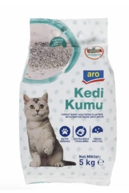 Kedi Kumu Bentonit Marsilya Kokulu