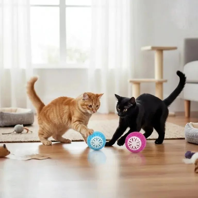Kedi Oyuncak Sesli Top 5 cm