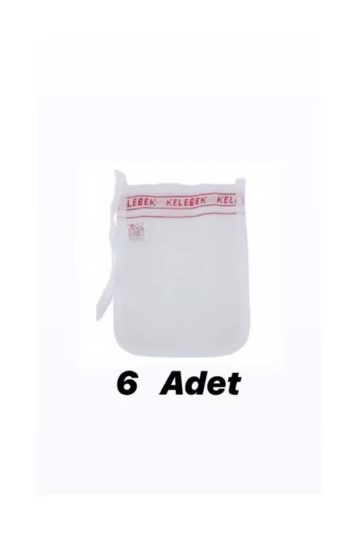 Kelebek Kese 125499332112 Kelebek Kalın Kese 6Li Sert Hamam Kese Gelin Kesesi