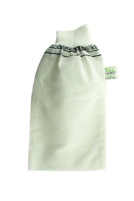 Kelebek Kese RT-RYL-ARKSKLBY2 2 Adet Beyaz Banyo Hamam Kesesi Lastikli 25X17 Cm