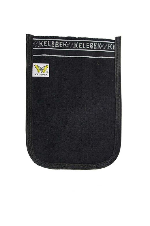Kelebek Kese RT-RYL-ARKSKLSYBY2 2 Adet Kalın Siyah Ve Beyaz Hamam Kesesi 25X17 Cm