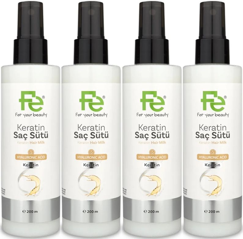 Keratin Saç Sütü 200ML (4 Lü Set)