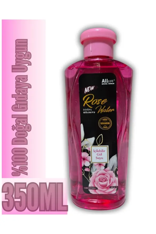 khojatı mumtaz allf001 Doğal Saf Gül Suyu 350Ml | Gıdaya Uygun