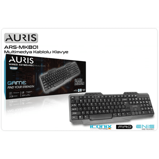 Klavye Multimedia Q Kablolu Ars-Mkb01