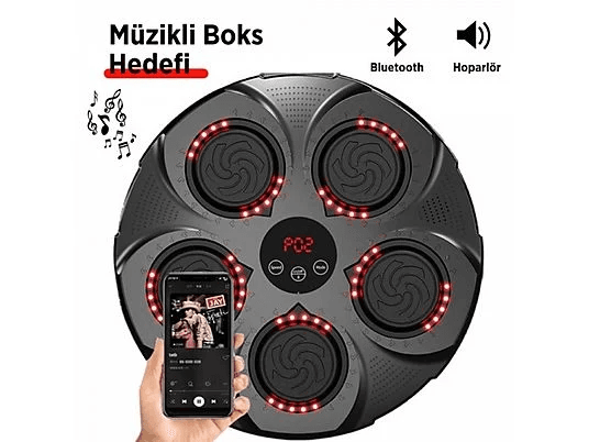 Kochler 162496896 Akıllı Bluetoothlu Ve Müzikli Boks Egzersiz Aleti
