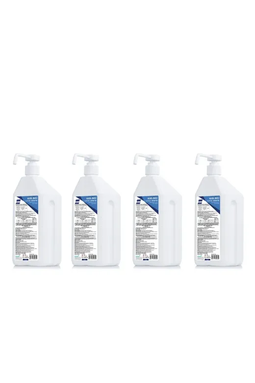 Konix MS9702 4 Adet 1 Litre Pompalı El Ve Cilt Dezenfektanı Antiseptik Losyon