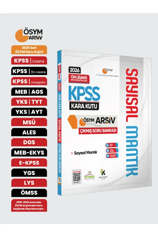 KPSSsayısalMANTIK4046 Kpss Sayısal Mantığın Kara Kutusu Konu Özetli Dijital Çözümlü Ösym Çıkmış Soru Havuzu Bankası