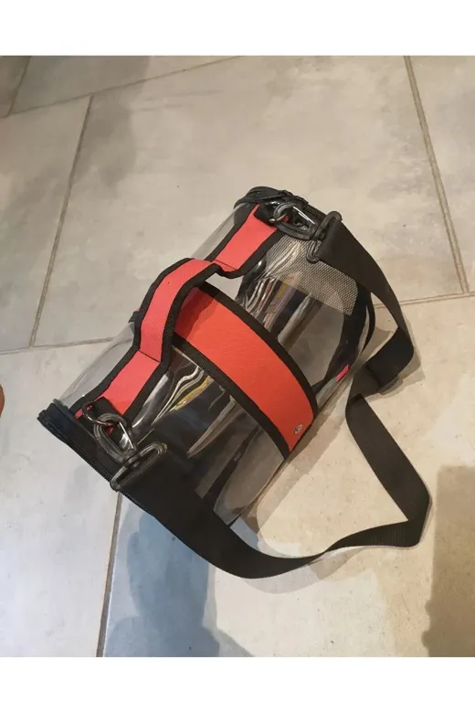 Ksburda TYCJHE45VN170198636647619 Kuş Taşıma Çantası Tünekli Orta Boy- 30X22X20Cm - Kırmızı