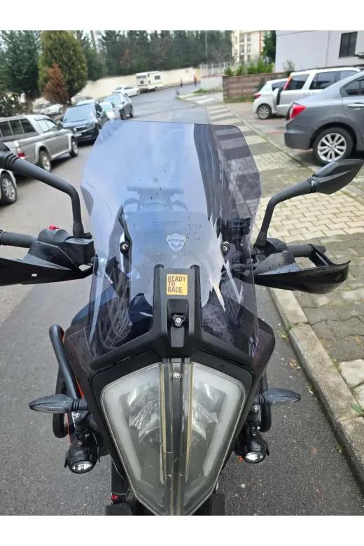 KTM 390 Adv Ön Cam 2020-2024 Model 57cm Füme Renkli 3mm APARATSIZDIR