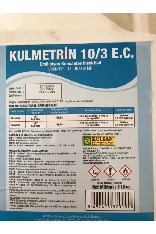 Külsan Z3 Kulmetrin 10/3 E.c.