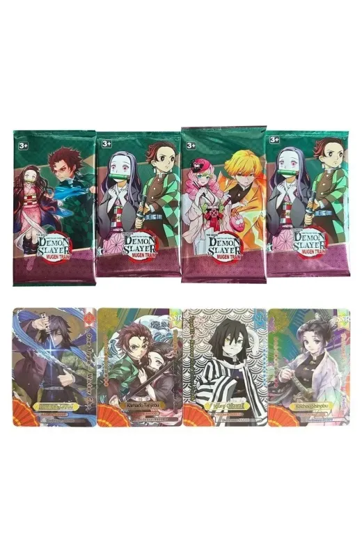 kürkçü 8511203 New Flash Demon Slayer English Trading Card Tcg