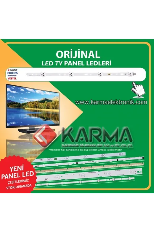 LG TV-KR30322 Lc420Due Fg P2, 42Lb620V, 6916L-1710A, 6916L-1956A, 6916L-1957A, 42Lb585V-620V Tv Led Çubuk ( B )