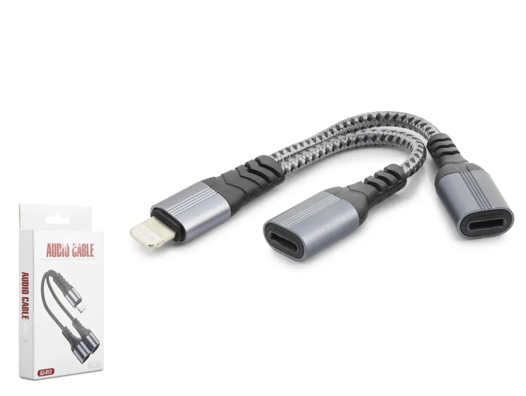 Lightning 1 To 2 Dişi Ayırıcı Kablo - Siyah GJ-013
