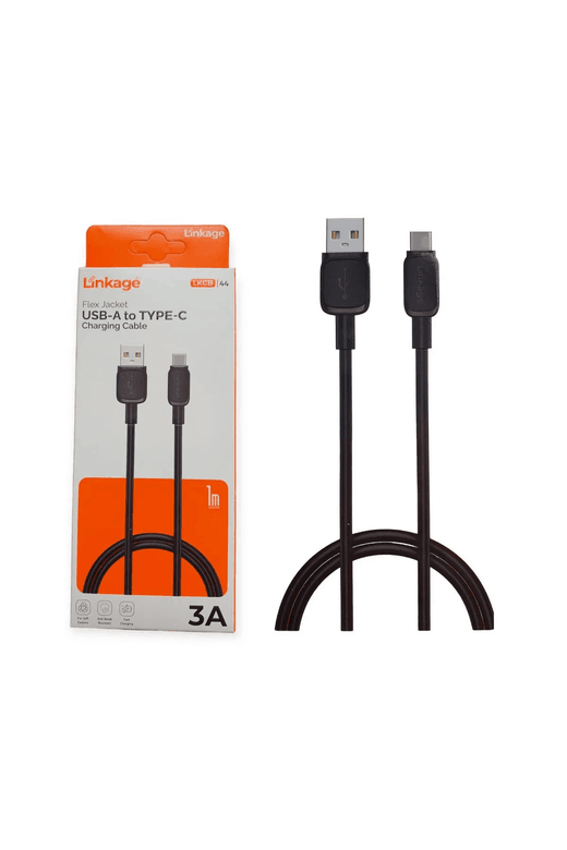 Linkage Lkcb-44 Şarj Kablo Usb-A To Type-C Kırılmaz Esnek Şarj Kablosu
