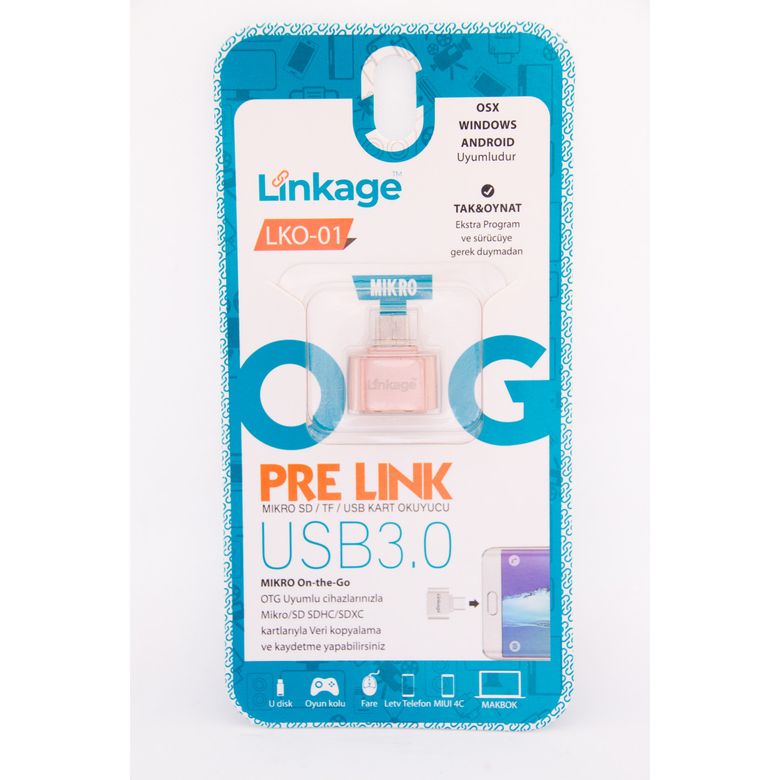 Linkage  Lko-01 Mikro Usb 3.0 Dönüştürücü Süper Uyumlu