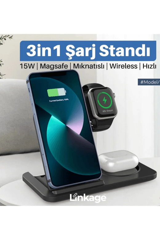 Linkage LWS2LWS2 Lınkage Lws2 Type-C  Magnetic   Şarj Standı