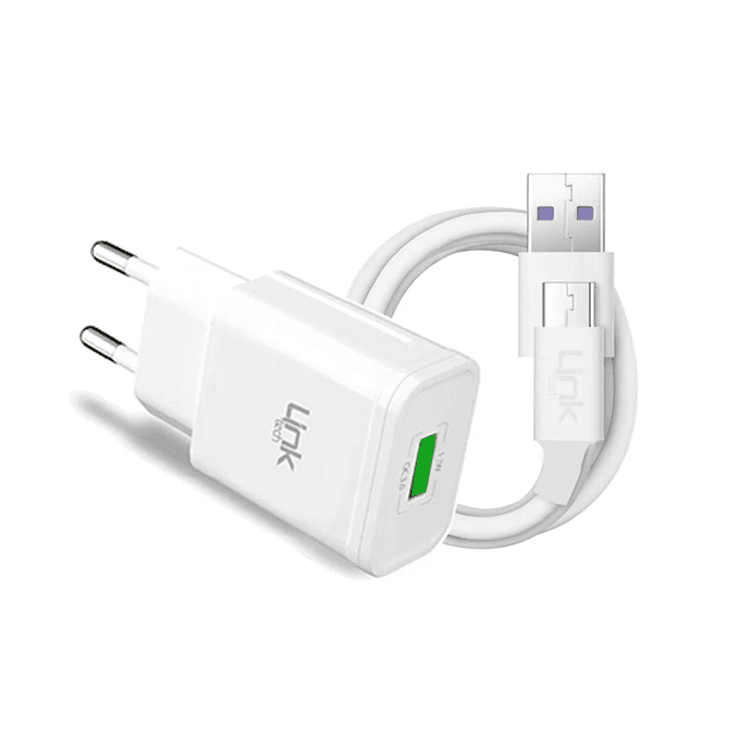 Linktech S660 Akıllı Şarj Cihazı Ve Micro-Usb Data Kablosu