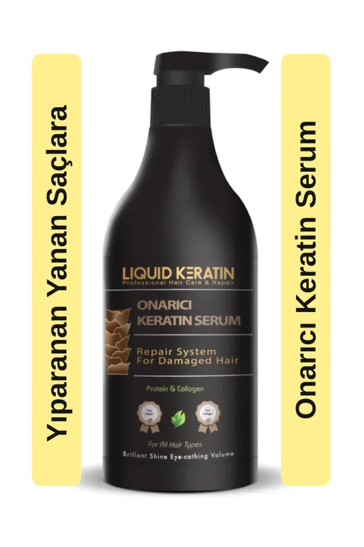 Liquid Keratin KR250-YHB Onarıcı Saf Keratin Saç Bakım Serumu (500Ml) - Sıvı Keratin Protein Complex