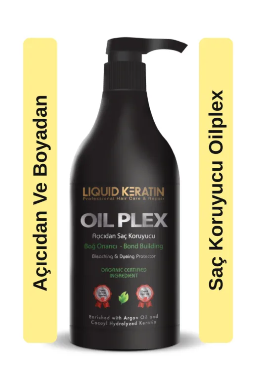 Liquid Keratin KRBA-500 Oil Plex ( 500Ml ) Saçı Yakmadan Açmak Için Oryalden Saç Koruyucu