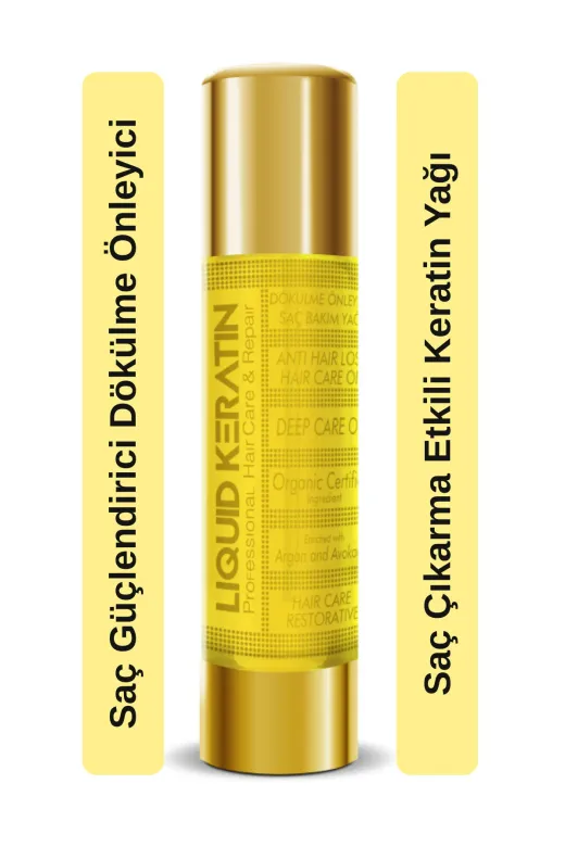 Liquid Keratin KRY101-YHB Besleyici Güçlendirici Dökülme Karşıtı Keratin Dip Yağ - 50 Ml