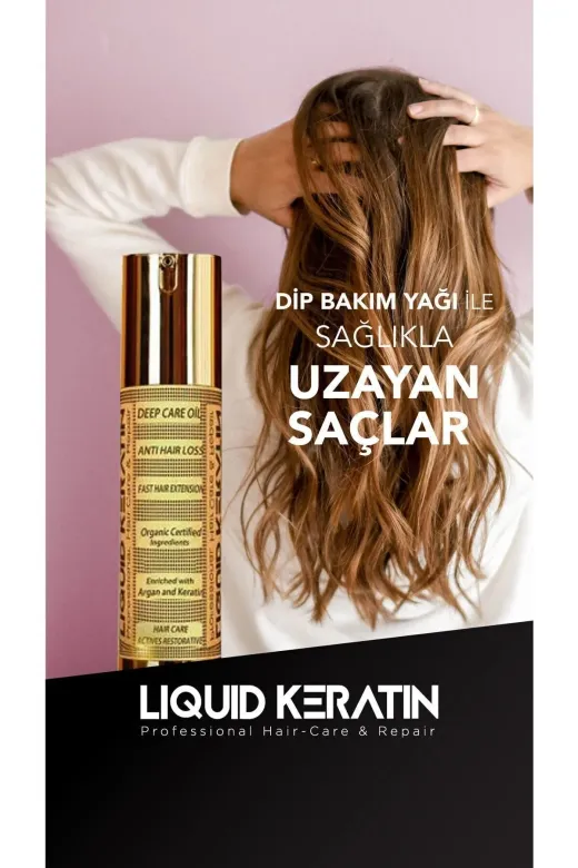 Liquid Keratin KRY101-YHB Besleyici Güçlendirici Dökülme Karşıtı Keratin Dip Yağ - 50 Ml