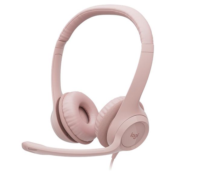 Logitech H390 USB Kablolu Stereo Kulaklık Pembe (981-001281)