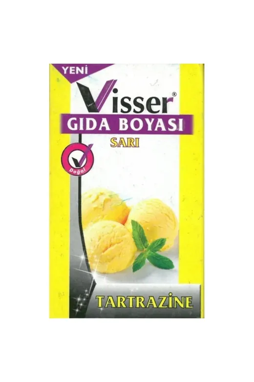 Lokman BAHARAT218 Gıda Boyası Sarı 1 Paket Vısser
