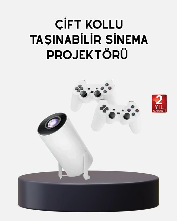 Luord Store 113470545 Kablosuz Projeksiyon Cihazı 4K Destekli Hdmı Usb Oyun Uyumlu
