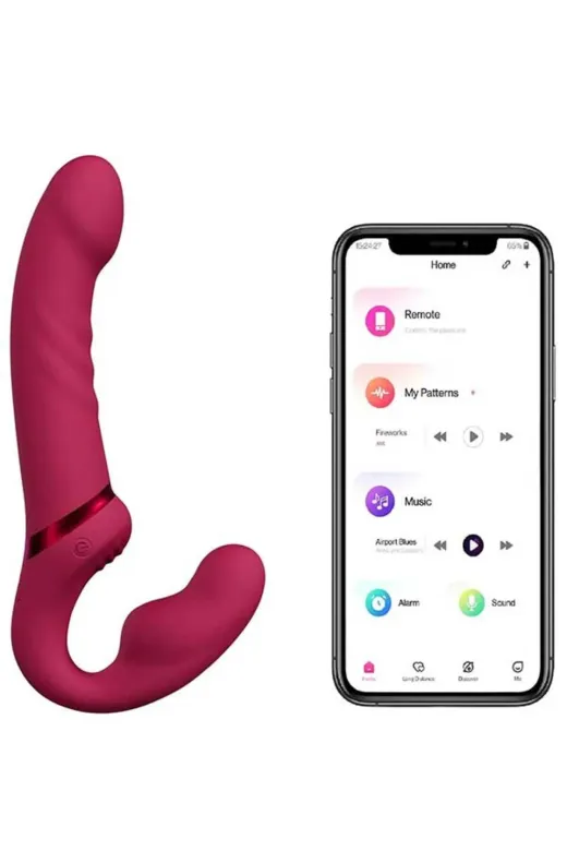 Lush Lapis Strapless Strap-On App Controlled