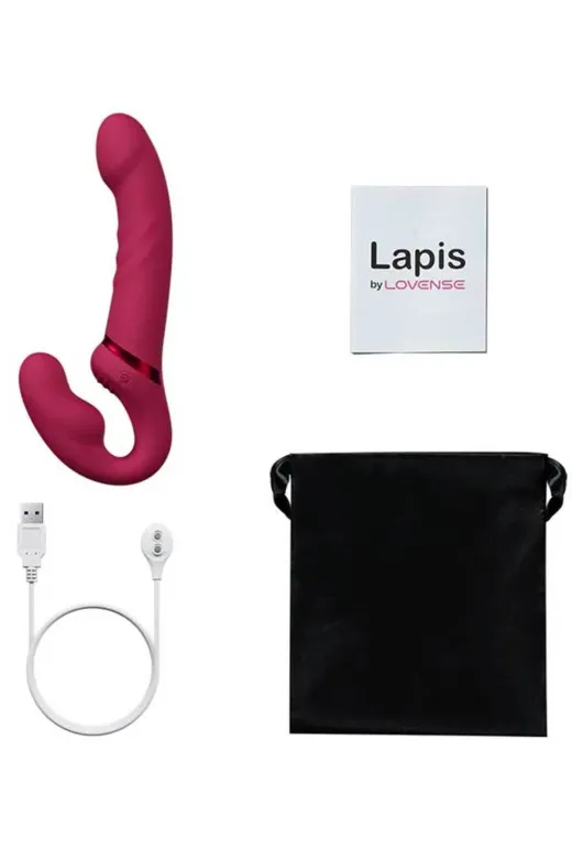 Lush Lapis Strapless Strap-On App Controlled