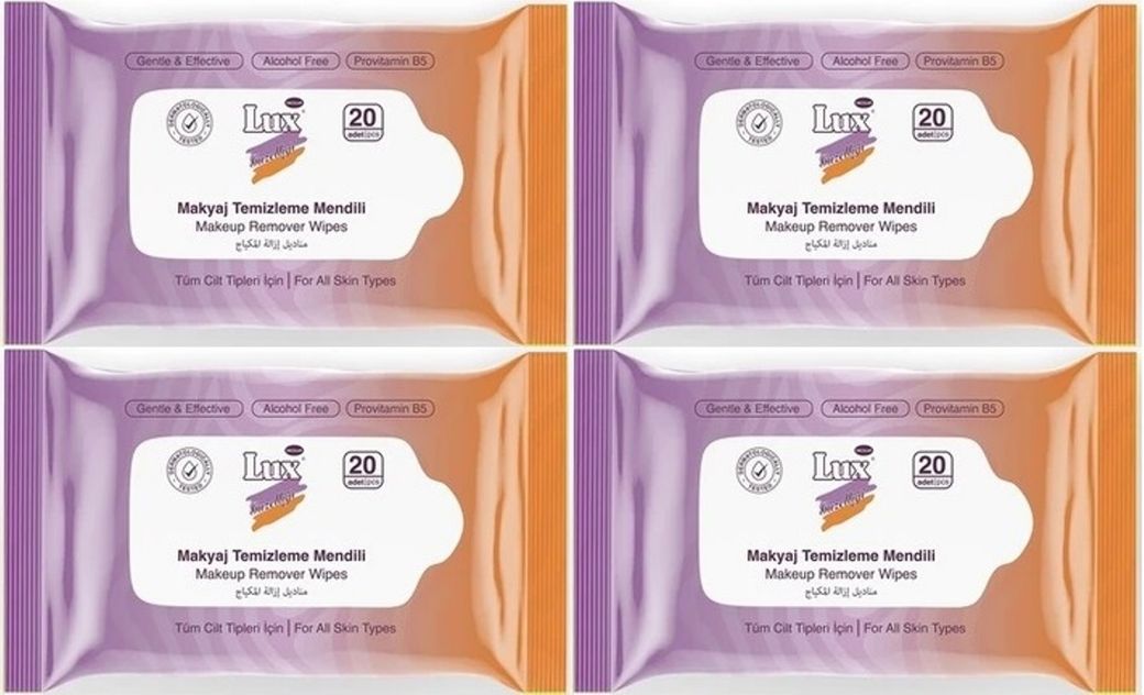 Lux Makyaj Temizleme Mendili Havlu 80 Yaprak (4PK*20)