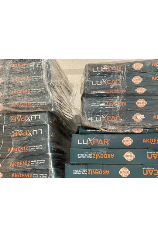 LÜXPAR luxparklozet Klozet Kapağı,akdeniz Tipi Yavaş Kapanan Yuvarlak Tıp Kız Par Klozet Kapaği